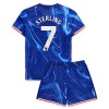 Conjunto (Camiseta+Pantalón Corto) Chelsea Sterling 7 Primera Equipación 2024-25 - Niño